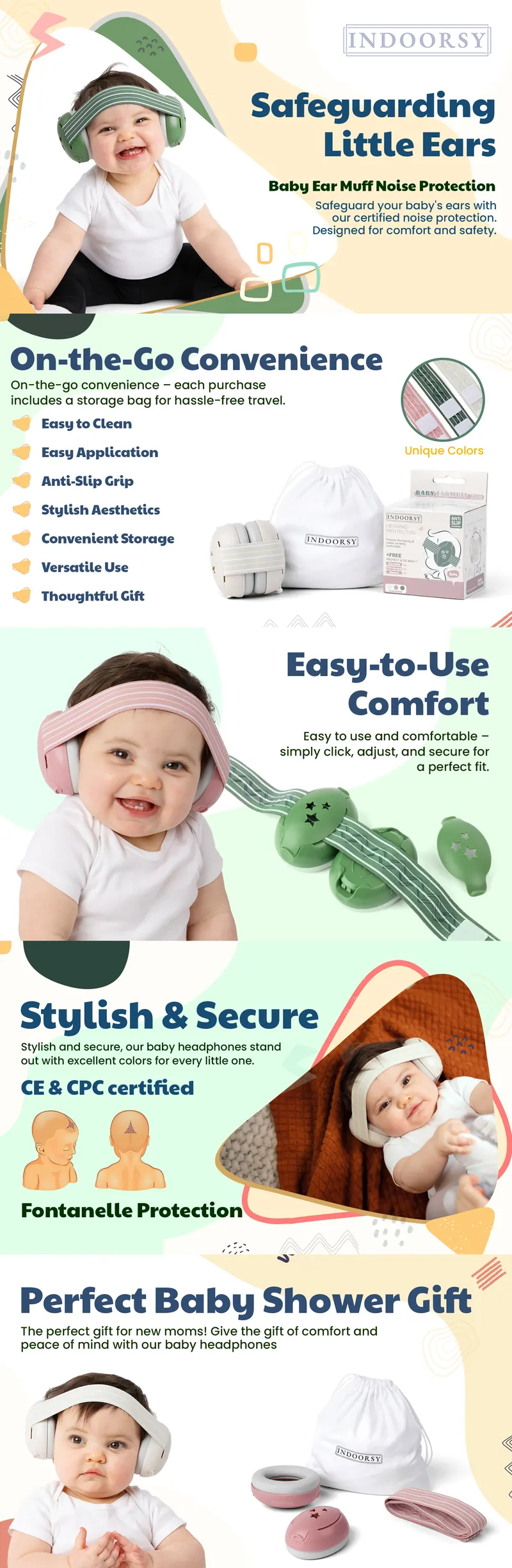 Amazon A+ Content for baby ear muffs by Mueen Haider
