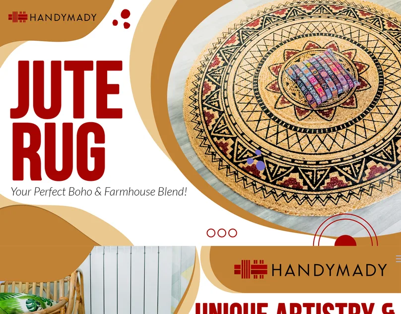Amazon A+ Content for a jute rug brand, designed by Mueen Haider