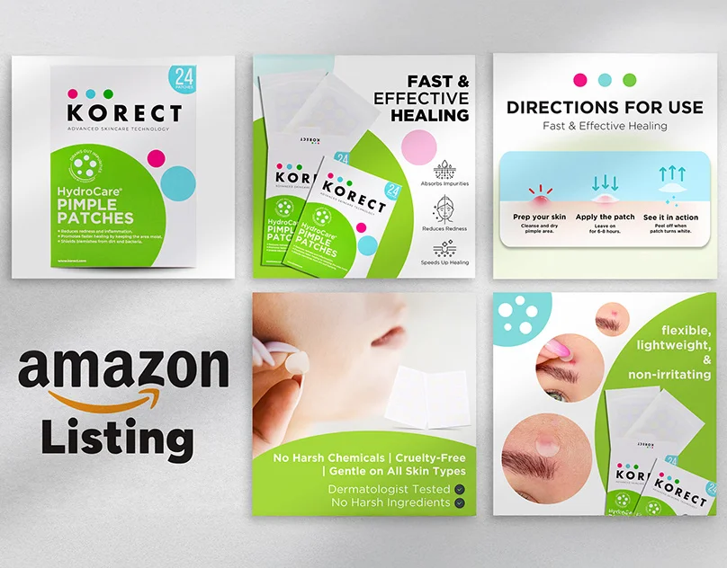 Amazon listing images and infographics by Mueen Haider