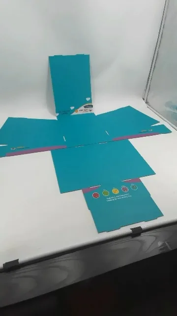 Flat printed panels, packaging design by Mueen Haider