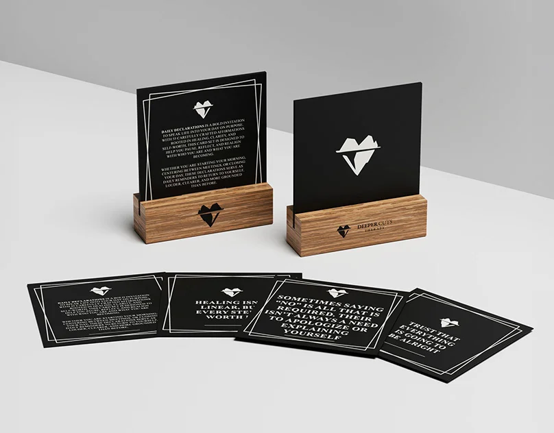 Card deck and box packaging design by Mueen Haider