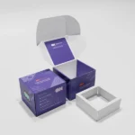 Print-ready custom packaging design with branded interior message by Mueen Studio